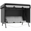 Outsunny 3-seater Patio Swing Cover, 85\" X 61\" X 59\", Dark Grey