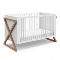 Storkcraft Equinox 3-in-1 Convertible Crib - White/Vintage Driftwood