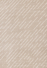 Covington Beige Cream Diagonal Rain Streaks Design Rug, 6'7