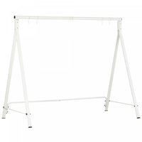 Outsunny Swing Stand, Metal Swing Frame, 528 Lbs Weight Capacity, White