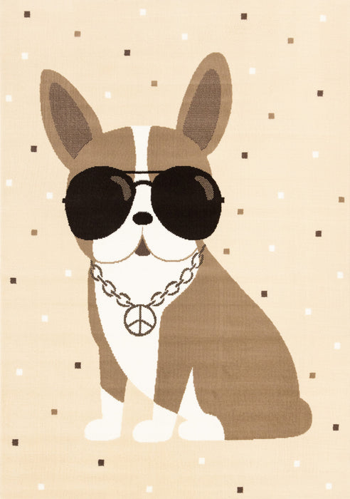 Forte Kids Swaggy Dog Area Rug - 5'3\" x 7'5\"
