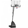 Soozier Portable Basketball Hoop Outdoor, 5-10' Adjustable Basketball Goal