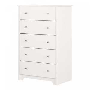 Vito 5-drawer Chest - Pure White 