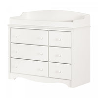 Angel Changing Table With Removable Rim - Pure White