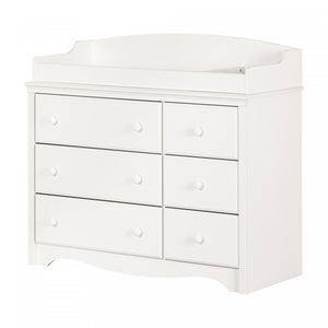 Angel Changing Table With Removable Rim - Pure White 