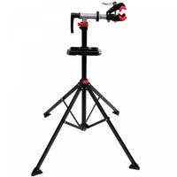 Homcom Height Adjustable Bike Repair Stand, Foldable Home Bicycle Maintenance Rack With Quick Releas