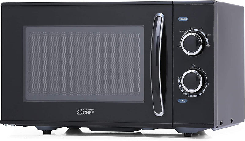 CHM Series Commercial Chef 0.9 Cu. Ft. Countertop Microwave Oven, CHMH900B6C, Black Countertop Microwave Less 1cuft