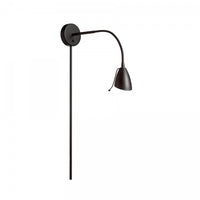 Dainolite Winford Wall Mounted Reading Lamp Matte Black