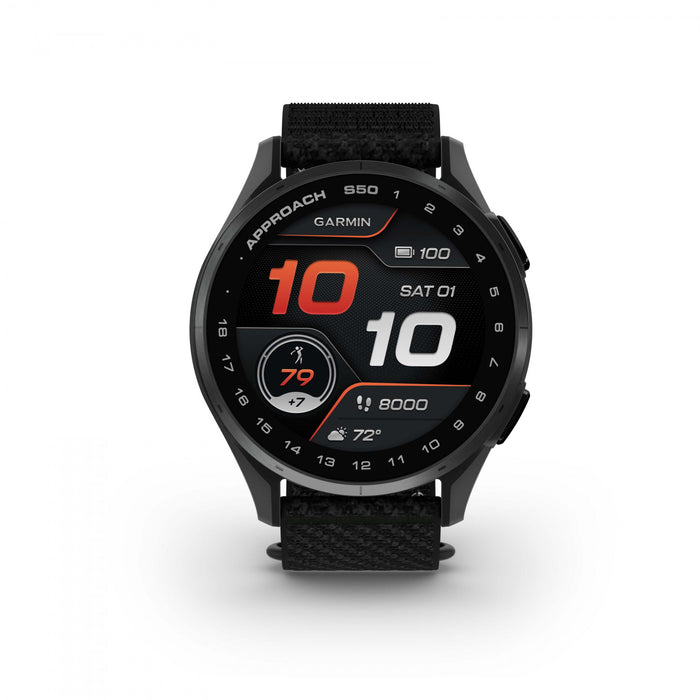 Garmin Approach S50 Amoled Golf Smartwatch - Gps, 43,000 Preloaded Courses 