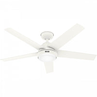 Skyflow Ceiling Fan with Light Fixture - White 