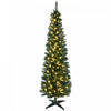 HOMCOM 5' Prelit Artificial Christmas Tree with Warm White LED Lights