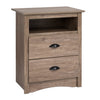 Salt Spring Tall Nightstand - Drifted Grey