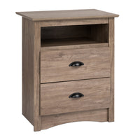 Salt Spring Tall Nightstand - Drifted Grey