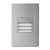 Dainolite Bella LED Step/Wall Light 3.3w Brushed Aluminum With Louver Lamp