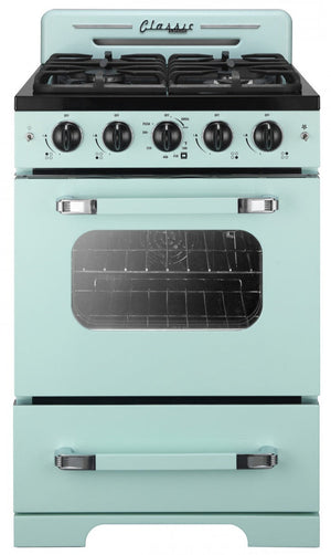 Classic Retro by Unique 24-Inch Convection Gas Range - UGP-24CR LG