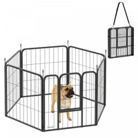 PawHut 6 Panels Dog Playpen, 22