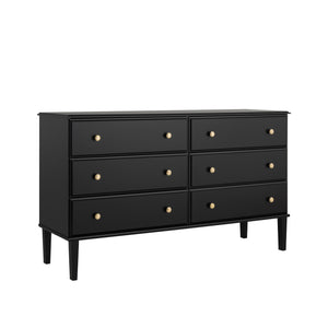 Prepac Lux 6-Drawer Dresser - Black