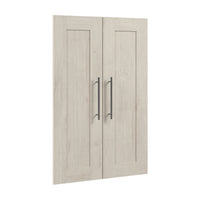 Bestar Pur 2-Door Set for Pur 25 W Closet Organizer - Ash Grey