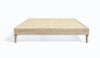 Smart Base Essential Full Metal Platform Bed Frame - Natural