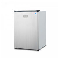 BCRK Series BLACK+DECKER 2.5 Cu. Ft. Compact Refrigerator, BCRK25V, Stainless Look 