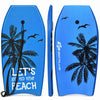 Goplus 41'' Super Lightweight Bodyboard Surfing W/leash Eps Core Boarding Ixpe Blue