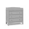 Graco Noah 3 Drawer Chest with Changing Topper - Pebble Gray