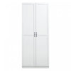 Cornelia Modern 30\" Storage Cabinet in White (4-Shelf)