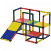 Qaba Kids Climbing Structure, Toddler Climbing Toys with Slide and Platform, Play Gym for Ages 1-6 Years, Outdoor & Indoor, Mixed Colour