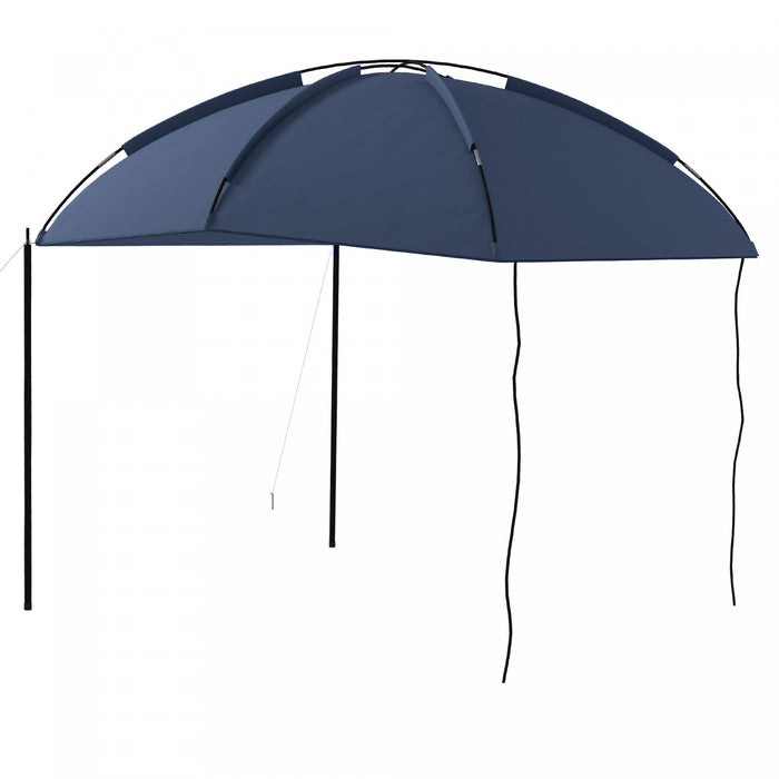 Outsunny Portable Rooftop Car Awning With Support Poles And Carry Bag