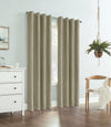 Thermaplus Ethan Linen Blackout Grommet Curtain Panel - 52 x 95