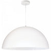 Dainolite Ofelia 1 Light Pendant Large Matte White Lamp