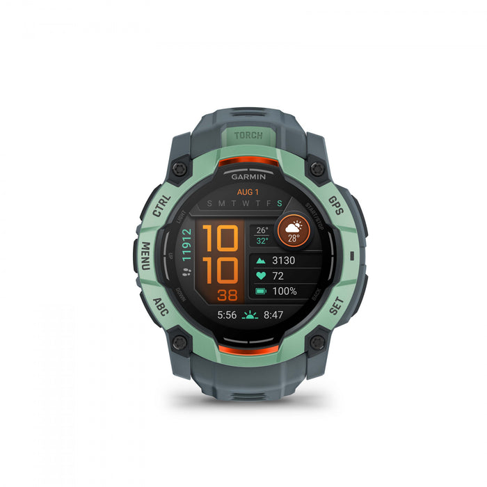 Garmin Instinct 3 Amoled Smartwatch 50 Mm - Rugged Militart Spec 810, Compass, Barometric Altimeter 