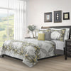 Forever Yellow 3-Piece Reversible Floral Quilt Set King Size