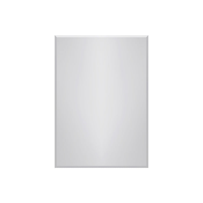 Dovetail 24 Inch Frameless Rectangular Mirror In Chrome