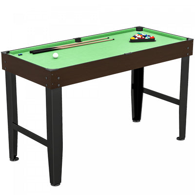 Soozier 55" Mini Pool Table, Billiard Table Set for Kids and Adults, Green