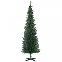 Homcom 6ft Pencil Artificial Christmas Tree With 390 Branches