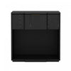 Clive Mid-Century Modern 22\" Nightstand in Black (1-Drawer)
