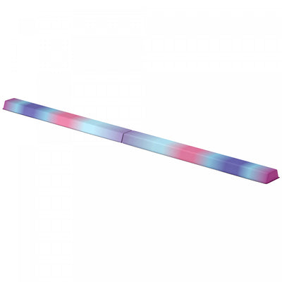 Soozier 7.7ft Folding Gymnastics Balance Beam With Non-slip Bottom, Multi