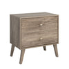 Milo 2-Drawer Nightstand - Drifted Grey