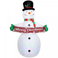 Outsunny 7FT Christmas Inflatables Snowman, Christmas Inflatable Decoration