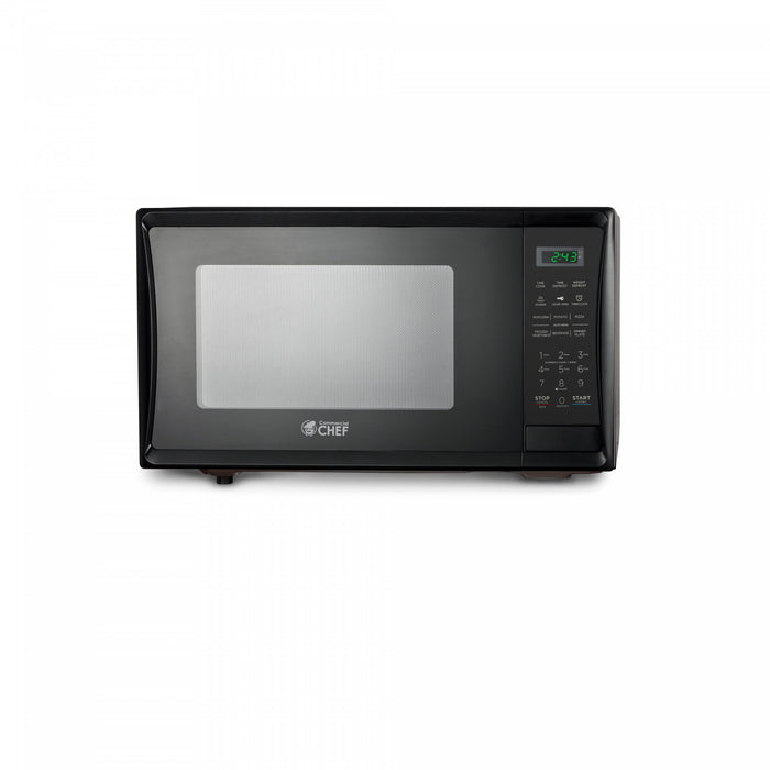 CHM Series Commercial Chef 1.1 Cu. Ft. Countertop Microwave Oven, CHM11MB, Black Countertop Microwave Larger 1cuft