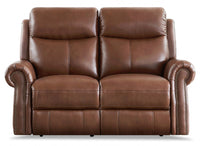Hydeline Royce Power Reclining Loveseat - Brown