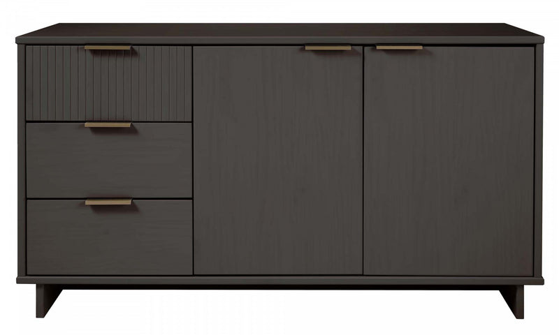 Granville Modern 55\" Sideboard in Charcoal Gray Buffet