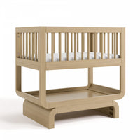 Storkcraft Santorini Deluxe 3-in-1 Convertible Bassinet - Driftwood Crib