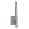 Dainolite Wilson Wall Sconce 10w LED Polished Chrome Frosted Acrylic Diffuser Lamp