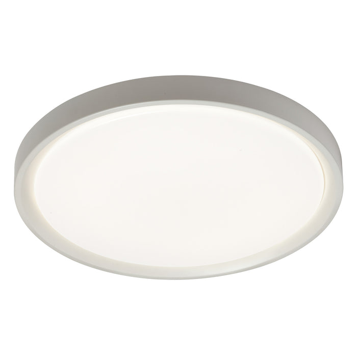Dainolite Frida Flush Mount 30w Matte White Finish Lamp
