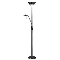 Dainolite Mother & Son Floor Lamp Matte Black Finish