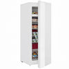 HOMCOM 7.0 Cu.Ft Upright Freezer, Compact Stand Up Freezer for Home, White