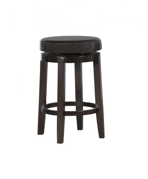 Maya Faux Leather Counter-Height Stool - Brown