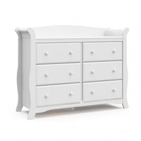 Storkcraft Avalon 6 Drawer Dresser - White